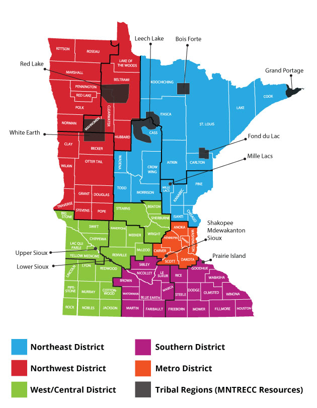 Minnesota Service Districts