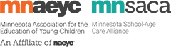 MN aeyc & MN saca horizontal logo