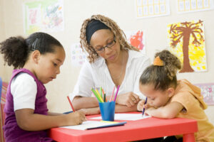 Children drawing